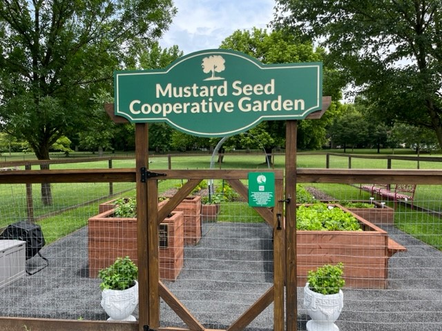 White Sign Stand — Mustard Seed Gardens